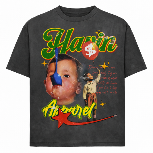 HAVIN Dreams to Reality Tee – Premium Heavyweight Graphic