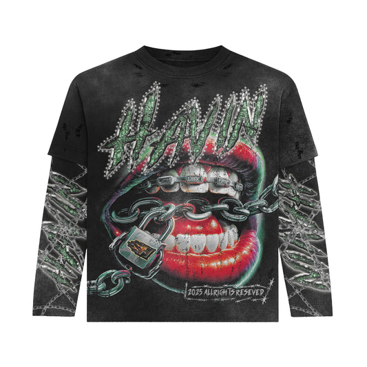 "HAVIN Mouth" Long Sleeve