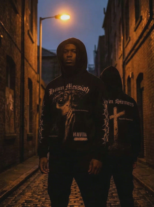 HAVIN SINNERS Graphic Hoodie – Sacrifice Beyond Earth